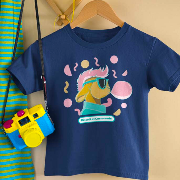 T-shirt Cool Casso pour enfant - Bleu marine