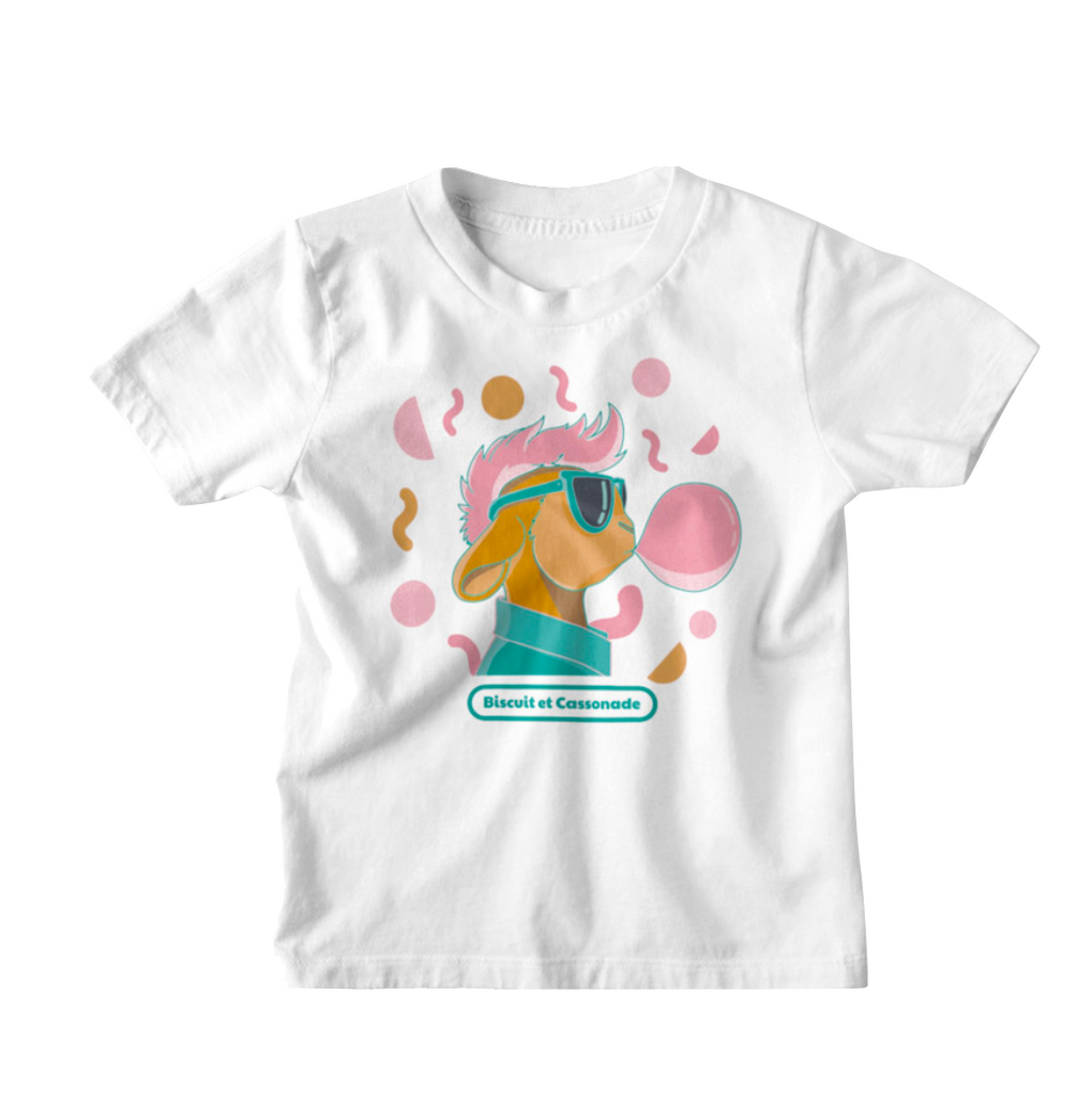 T-shirt Cool Casso pour enfant - Blanc