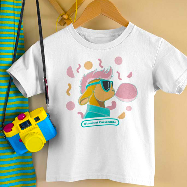 T-shirt Cool Casso pour enfant - Blanc